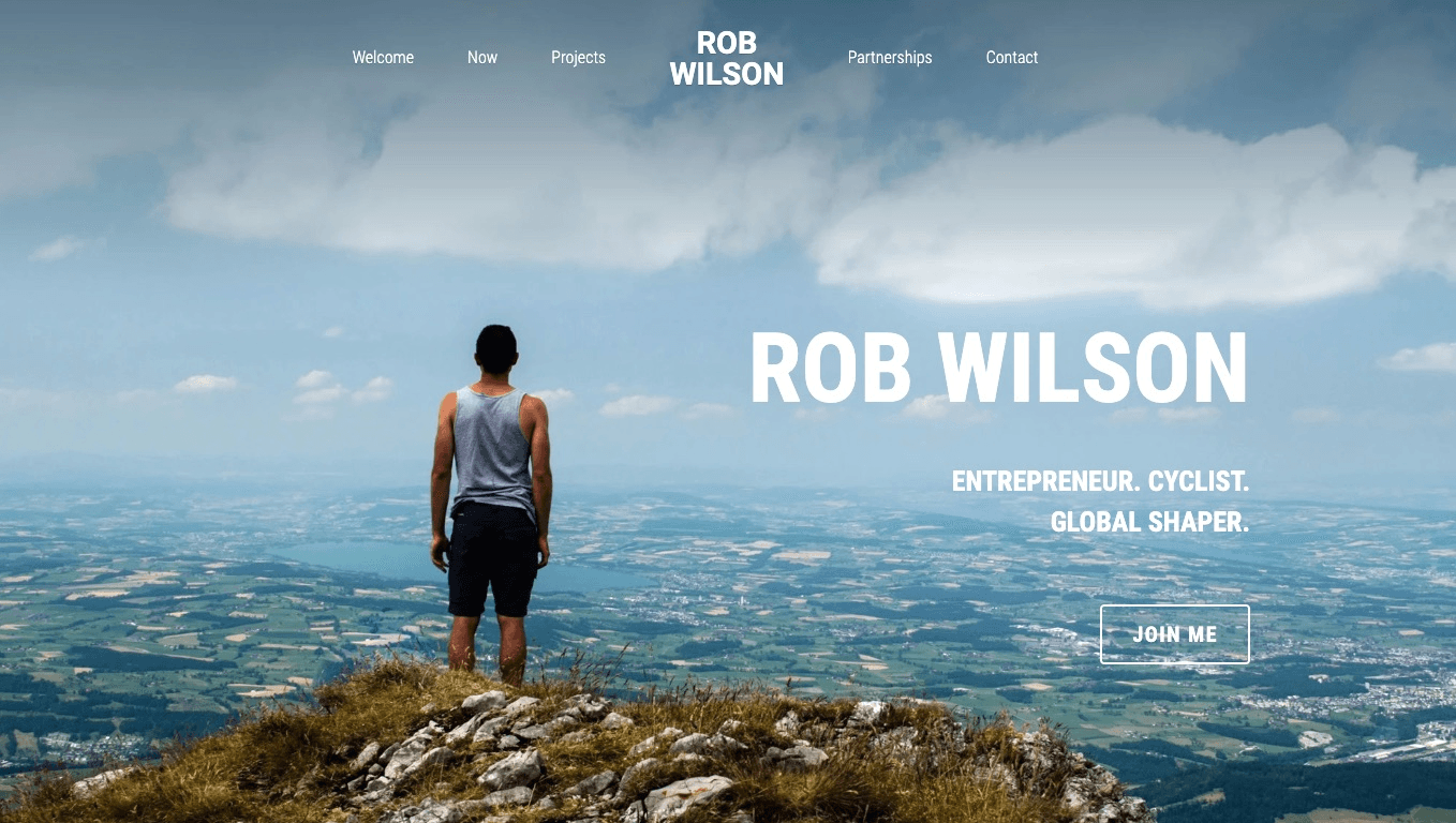 null Rob Wilson Template from Strikingly